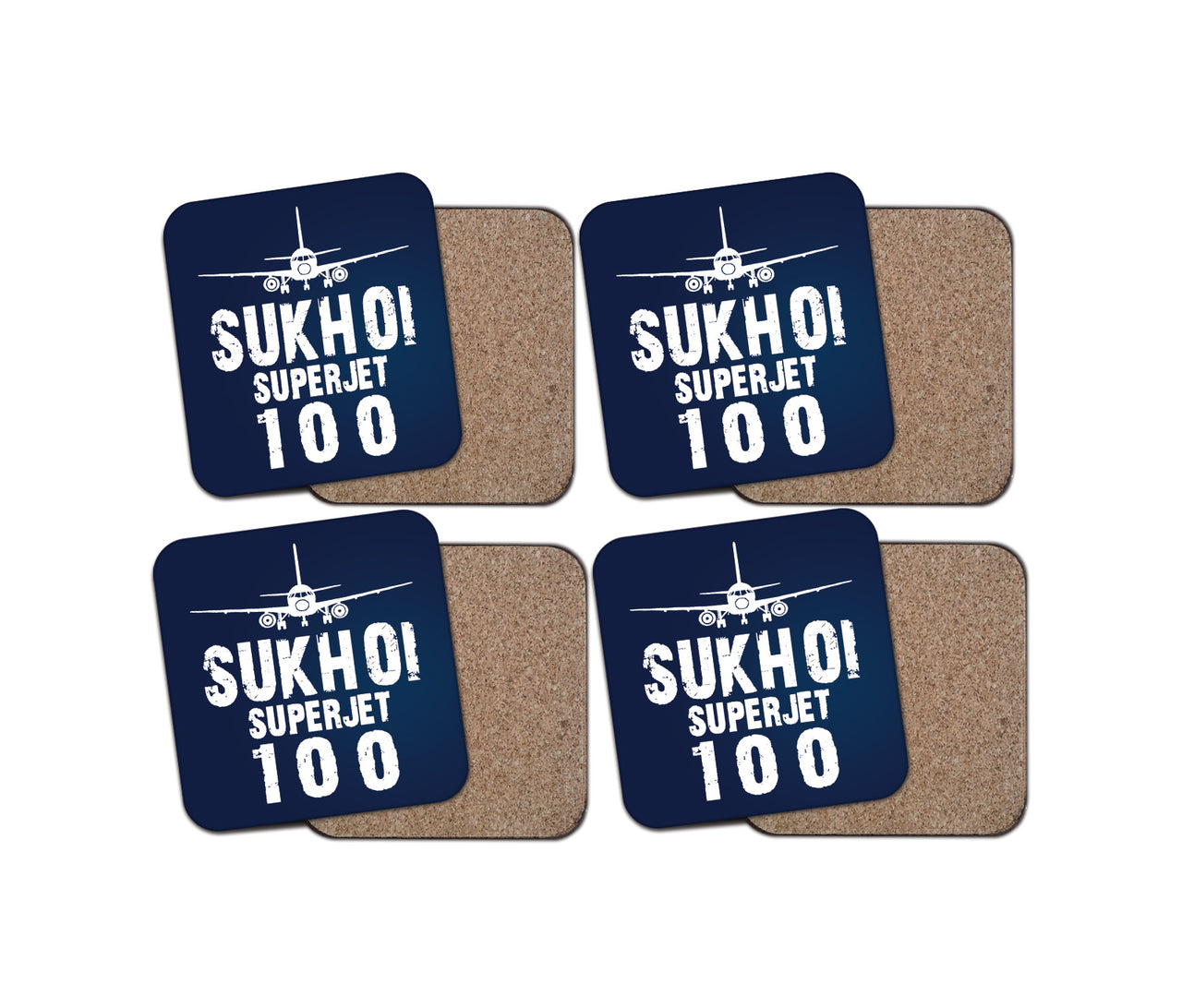 Sukhoi Superjet 100 & Plane Designed Coasters