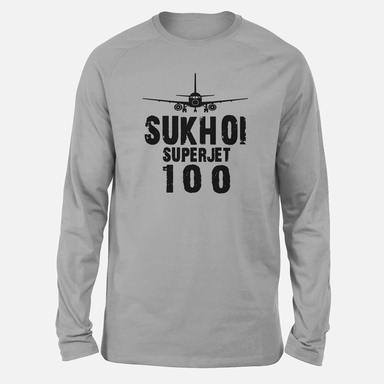 Sukhoi Superjet 100 & Plane Designed Long-Sleeve T-Shirts