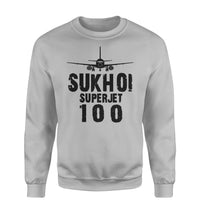 Thumbnail for Sukhoi Superjet 100 & Plane Designed Sweatshirts