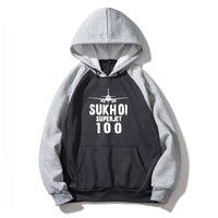 Thumbnail for Sukhoi Superjet 100 & Plane Designed Colourful Hoodies