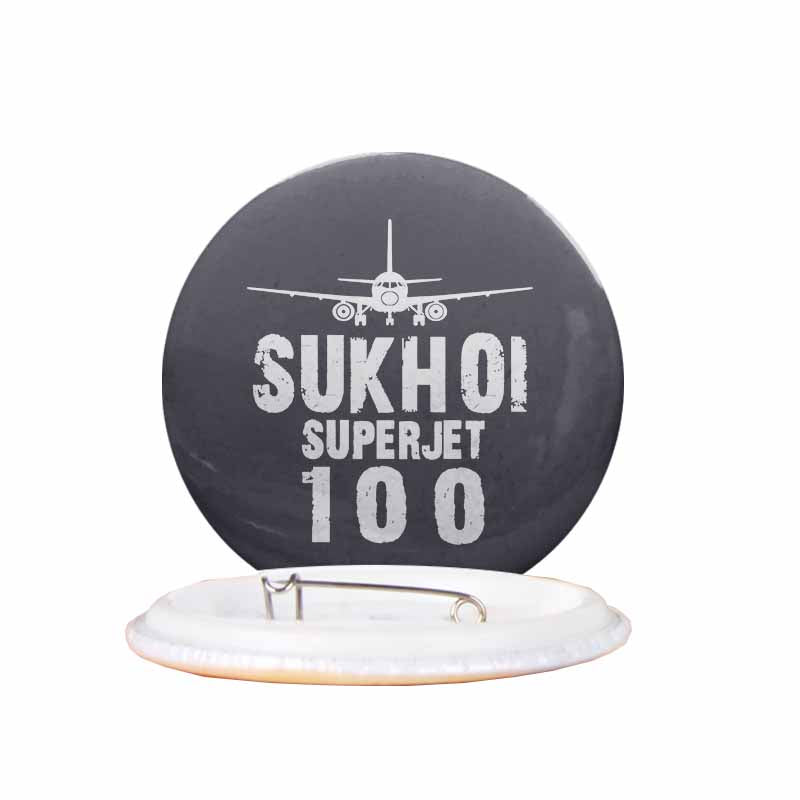 Sukhoi Superjet 100 & Plane Designed Pins