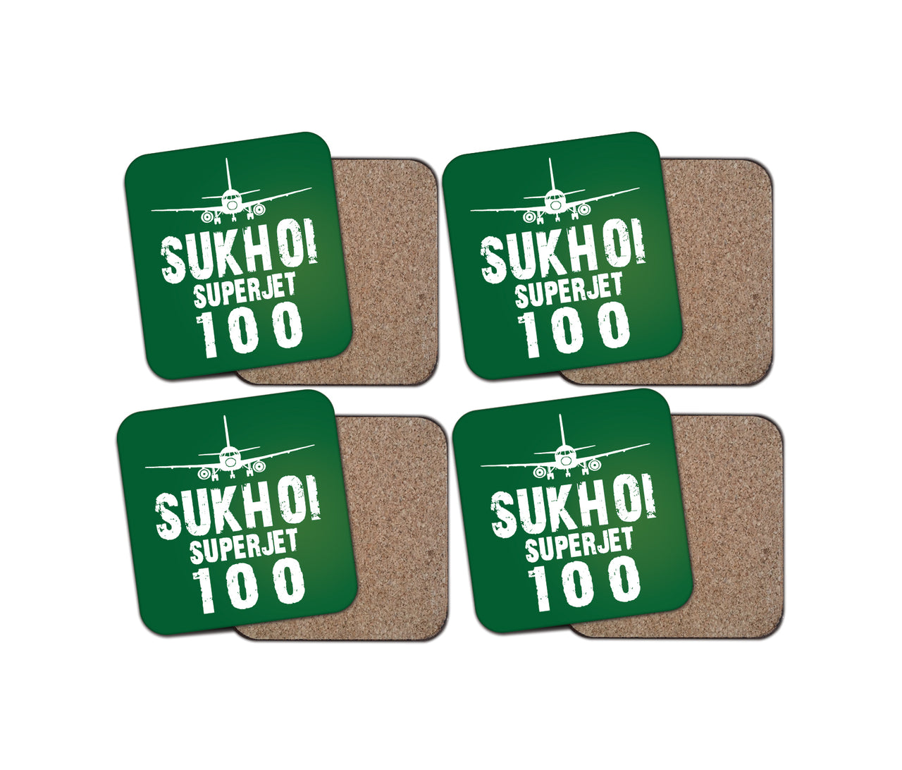 Sukhoi Superjet 100 & Plane Designed Coasters