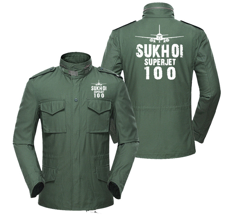 Sukhoi Superjet 100 & Plane Designed Military Coats