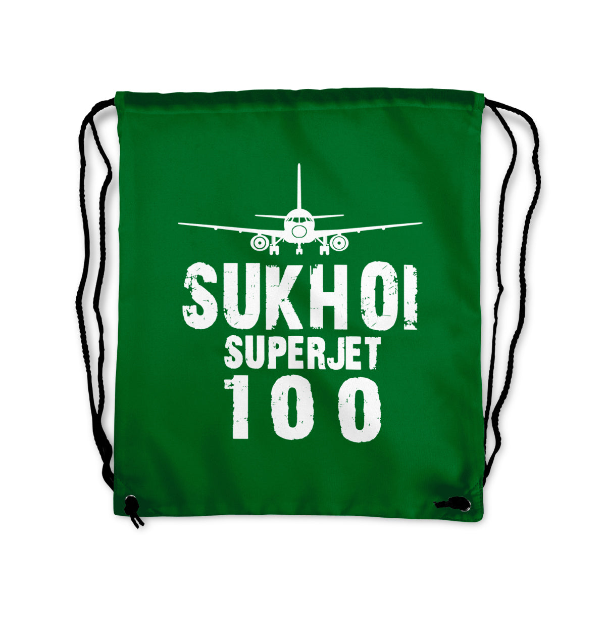 Sukhoi Superjet 100 & Plane Designed Drawstring Bags