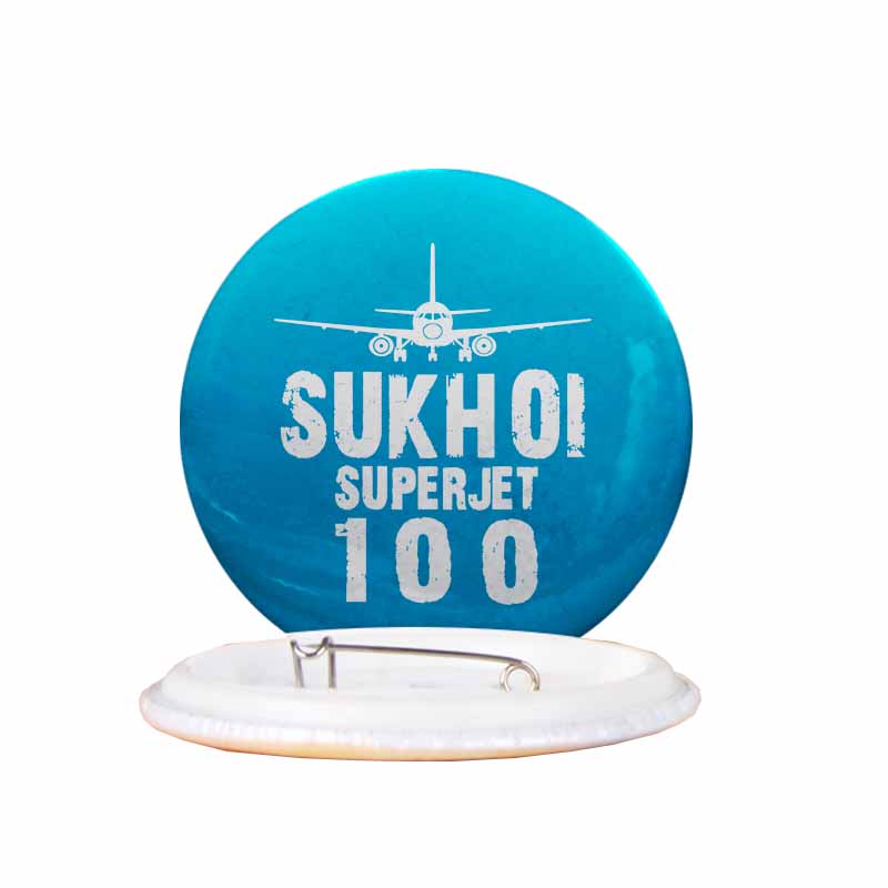 Sukhoi Superjet 100 & Plane Designed Pins