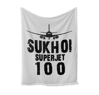 Thumbnail for Sukhoi Superjet 100 & Plane Designed Bed Blankets & Covers