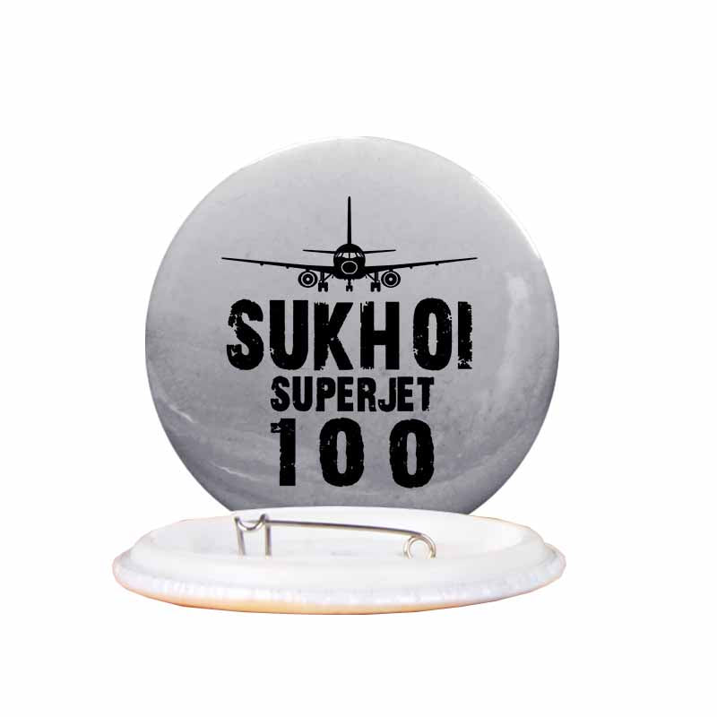 Sukhoi Superjet 100 & Plane Designed Pins
