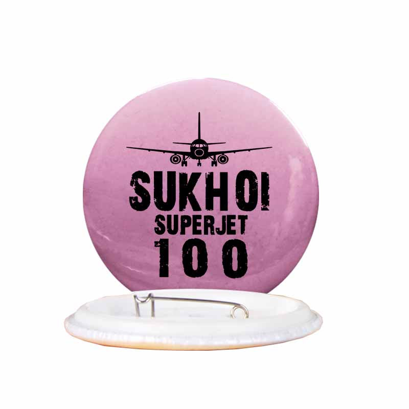 Sukhoi Superjet 100 & Plane Designed Pins