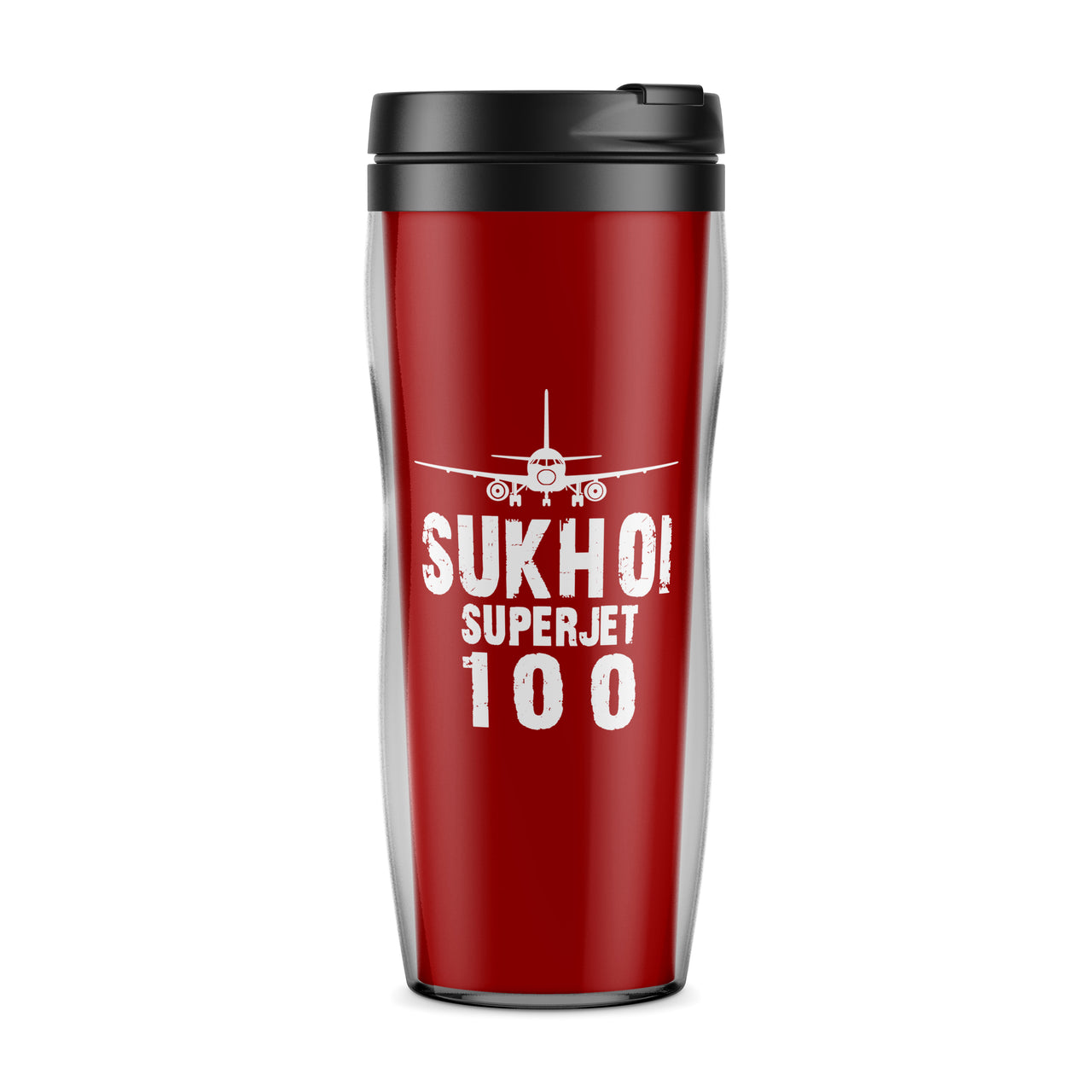 Sukhoi Superjet 100 & Plane Designed Travel Mugs