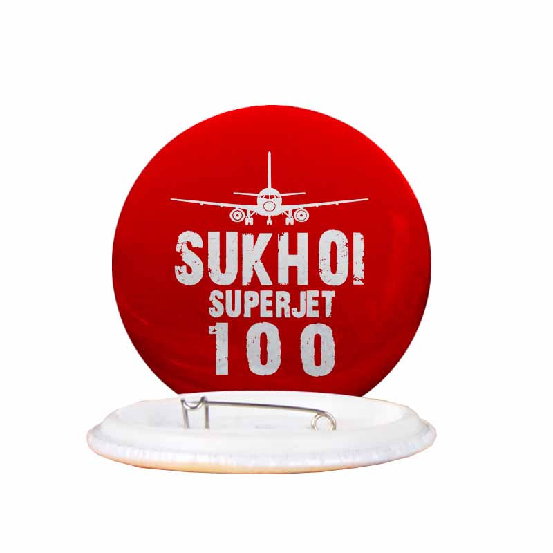 Sukhoi Superjet 100 & Plane Designed Pins