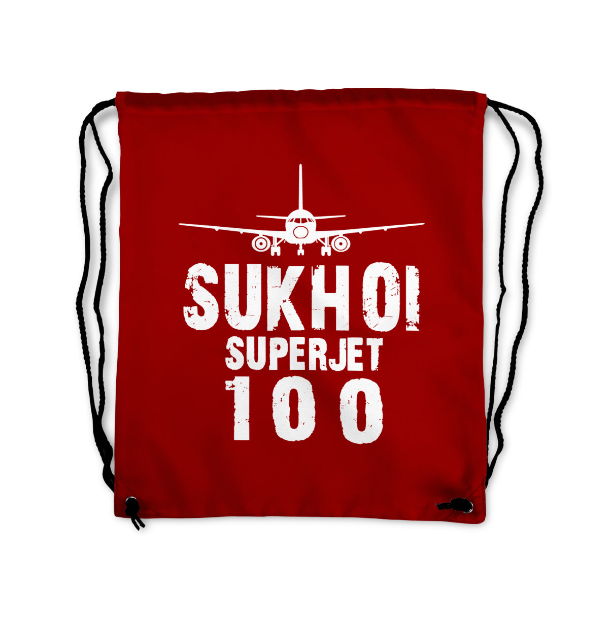 Sukhoi Superjet 100 & Plane Designed Drawstring Bags
