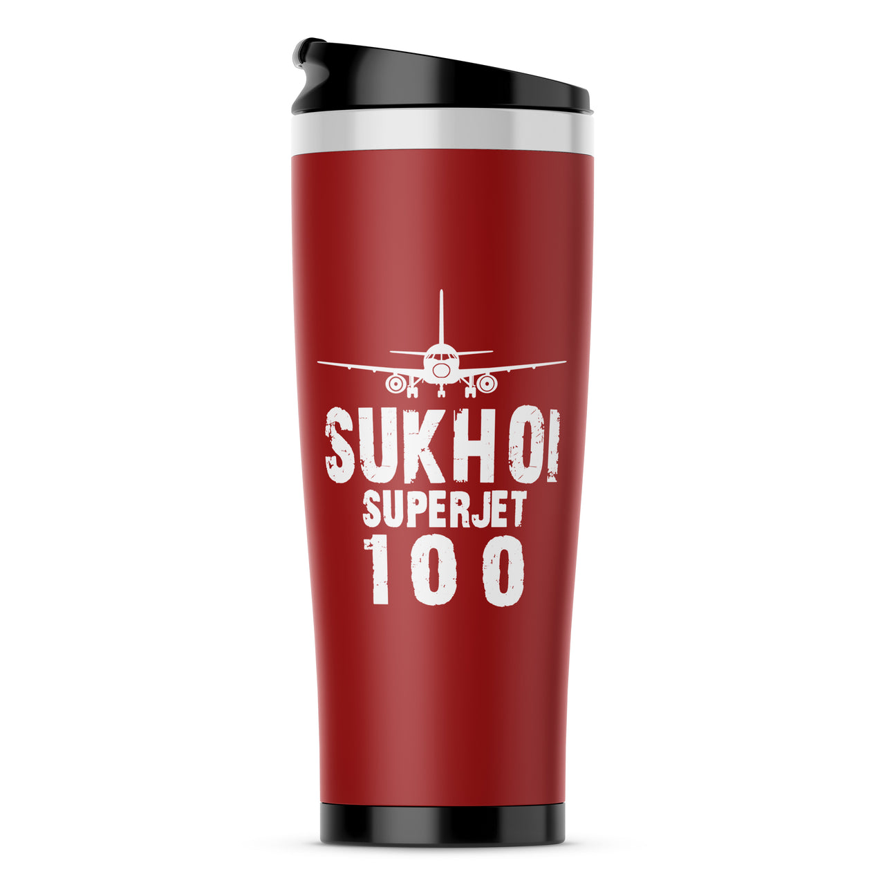Sukhoi Superjet 100 & Plane Designed Travel Mugs