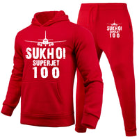 Thumbnail for Sukhoi Superjet 100 & Plane Designed Hoodies & Sweatpants Set