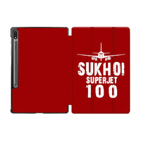 Thumbnail for Sukhoi Superjet 100 & Plane Designed Samsung Tablet Cases