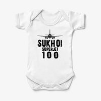 Thumbnail for Sukhoi Superjet 100 & Plane Designed Baby Bodysuits