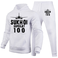 Thumbnail for Sukhoi Superjet 100 & Plane Designed Hoodies & Sweatpants Set