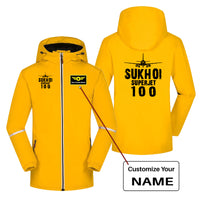 Thumbnail for Sukhoi Superjet 100 & Plane Designed Rain Coats & Jackets