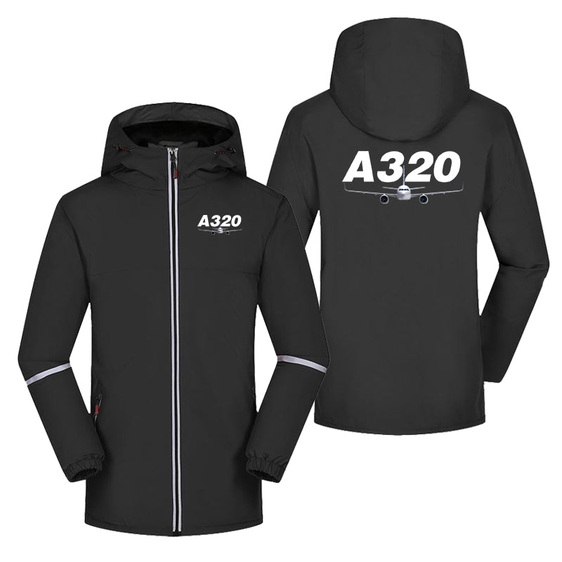 Super Airbus A320 Designed Rain Coats & Jackets