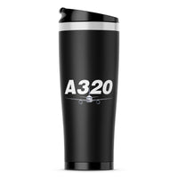 Thumbnail for Super Airbus A320 Designed Stainless Steel Travel Mugs
