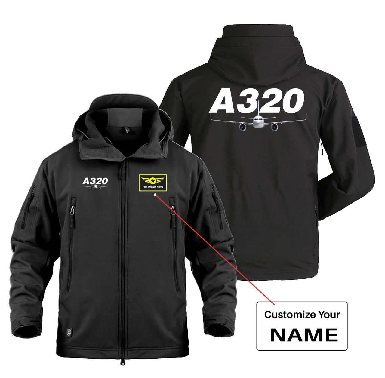 Super Airbus A320 Designed Military Jackets (Customizable)