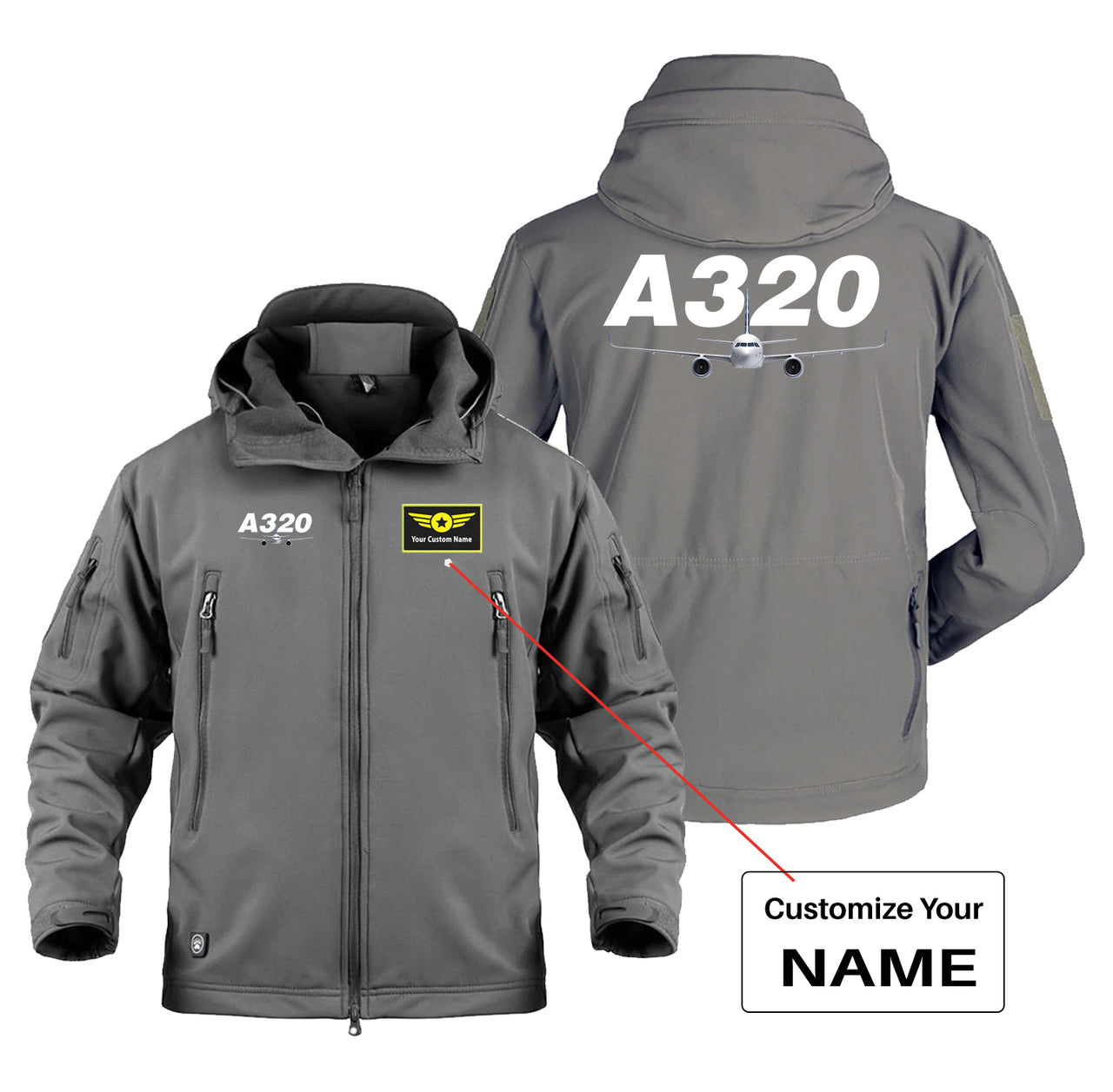 Super Airbus A320 Designed Military Jackets (Customizable)