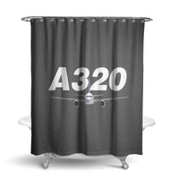 Thumbnail for Super Airbus A320 Designed Shower Curtains