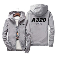 Thumbnail for Super Airbus A320 Designed Windbreaker Jackets