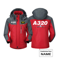Thumbnail for Super Airbus A320 Designed Thick Winter Jackets