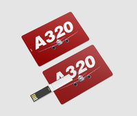 Thumbnail for Super Airbus A320 Designed USB Cards