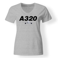 Thumbnail for Super Airbus A320 Designed V-Neck T-Shirts