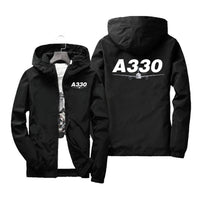 Thumbnail for Super Airbus A330 Designed Windbreaker Jackets