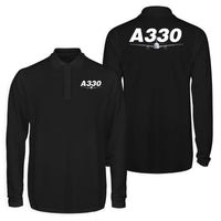 Thumbnail for Super Airbus A330 Designed Long Sleeve Polo T-Shirts (Double-Side)