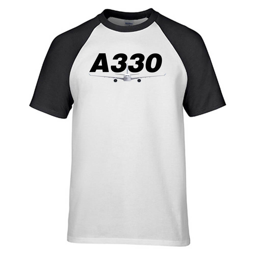 Super Airbus A330 Designed Raglan T-Shirts