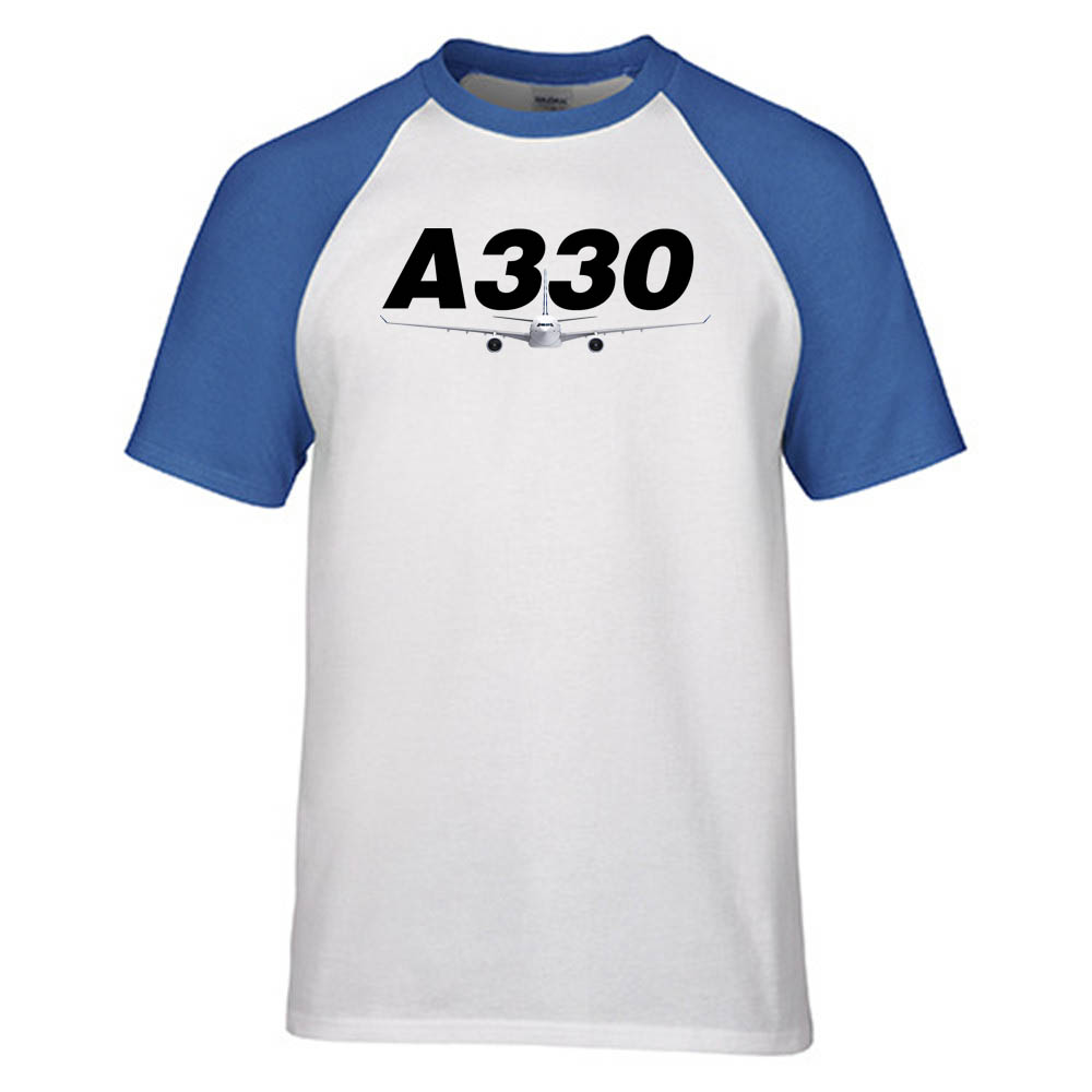 Super Airbus A330 Designed Raglan T-Shirts