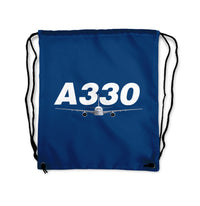 Thumbnail for Super Airbus A330 Designed Drawstring Bags