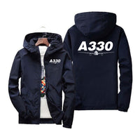 Thumbnail for Super Airbus A330 Designed Windbreaker Jackets