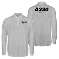 Thumbnail for Super Airbus A330 Designed Long Sleeve Polo T-Shirts (Double-Side)