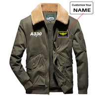 Thumbnail for Super Airbus A330 Designed Thick Bomber Jackets