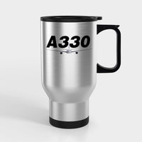 Thumbnail for Super Airbus A330 Designed Travel Mugs (With Holder)