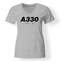 Thumbnail for Super Airbus A330 Designed V-Neck T-Shirts