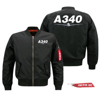 Thumbnail for Super Airbus A340 Designed Pilot Jackets (Customizable)
