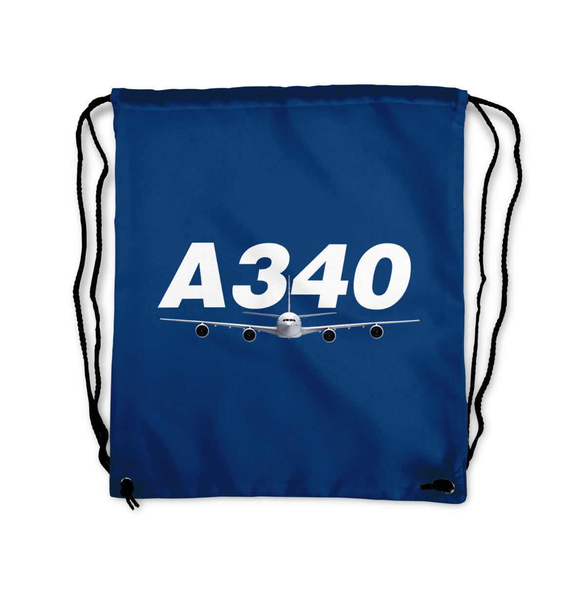 Super Airbus A340 Designed Drawstring Bags