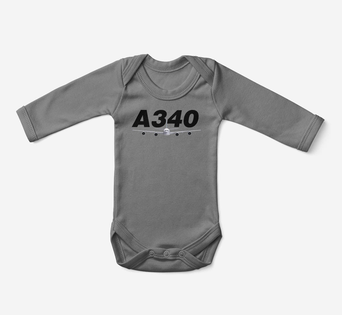 Super Airbus A340 Designed Baby Bodysuits