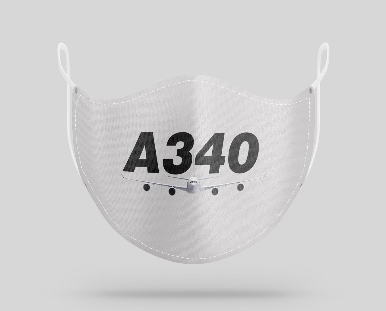 Super Airbus A340 Designed Face Masks