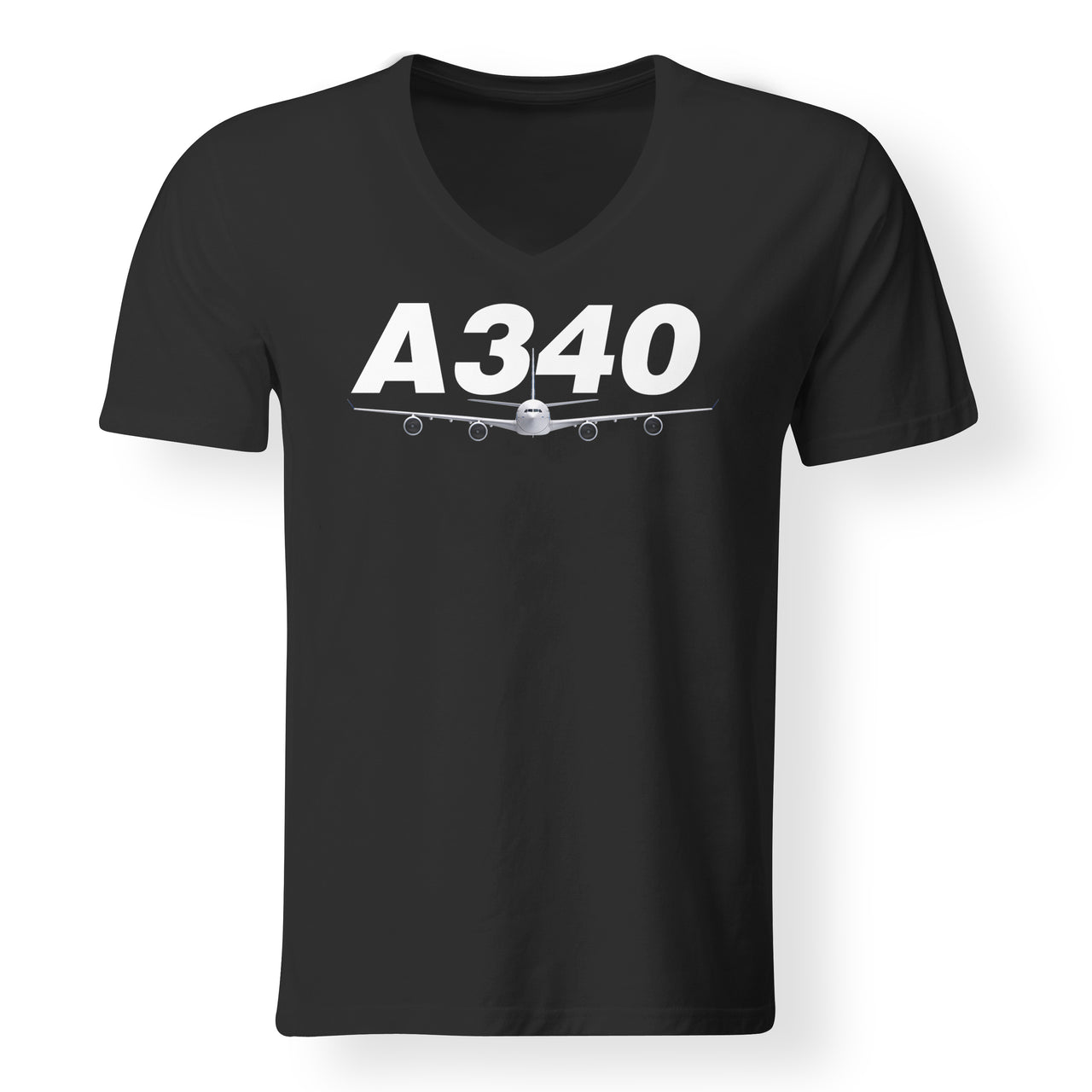 Super Airbus A340 Designed V-Neck T-Shirts