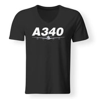 Thumbnail for Super Airbus A340 Designed V-Neck T-Shirts