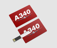 Thumbnail for Super Airbus A340 Designed USB Cards