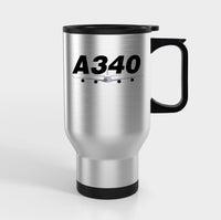 Thumbnail for Super Airbus A340 Designed Travel Mugs (With Holder)