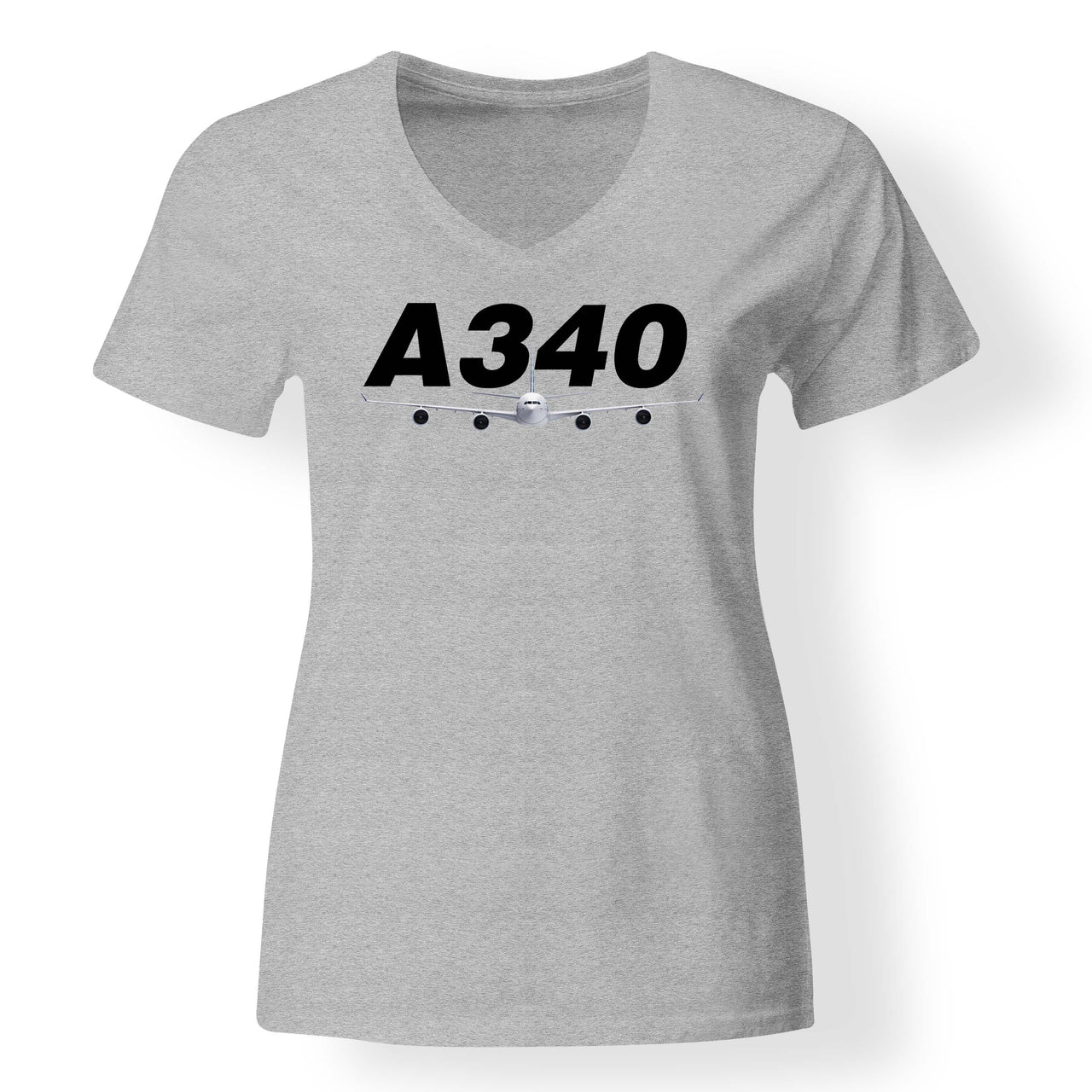 Super Airbus A340 Designed V-Neck T-Shirts