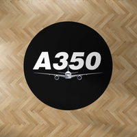 Thumbnail for Super Airbus A350 Designed Carpet & Floor Mats (Round)